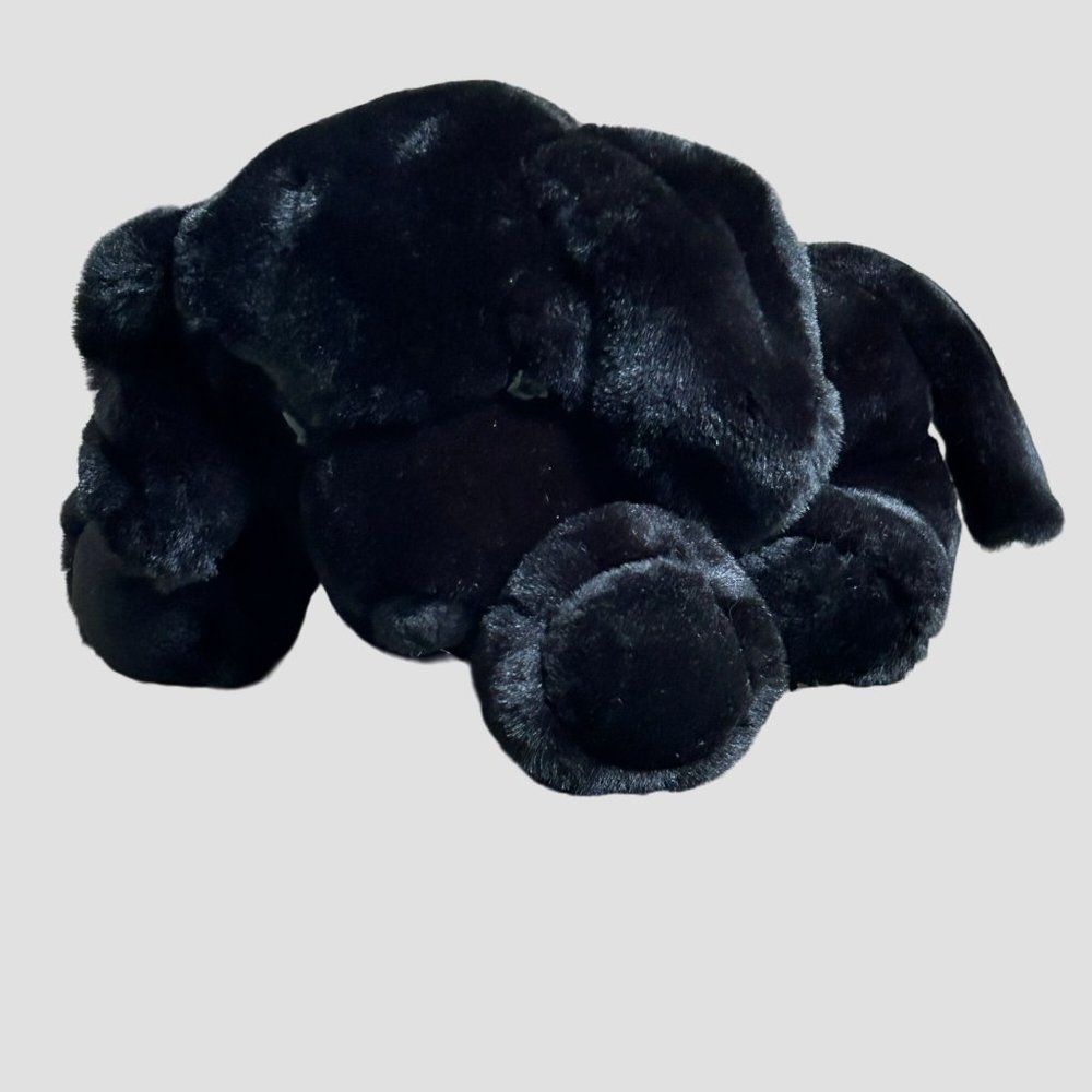 Commonwealth Labrador Lab Puppy Dog Plush 11 Inch 2002 Black Stuffed Animal Toy